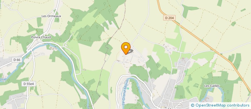 localisation de l'entreprise MADAME VIRGINIE DRIOT  JOUY-SUR-MORIN