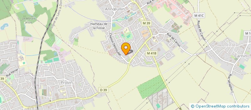 localisation de l'entreprise MADAME VIRGINIE DRUELLE  ANNULLIN