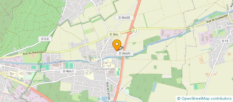 localisation de l'entreprise MADAME VIRGINIE DRUY à ISSENHEIM