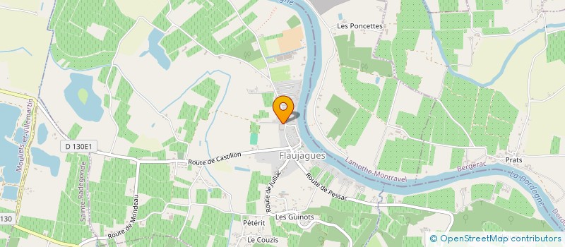 localisation de l'entreprise MADAME VIRGINIE DUARTE DE OLIVEIRA  FLAUJAGUES