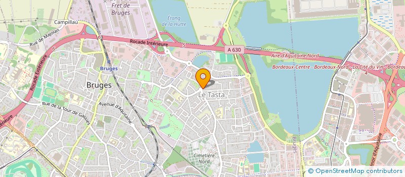 localisation de l'entreprise MADAME VIRGINIE DUBERGA  BRUGES