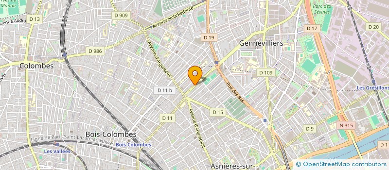 localisation de l'entreprise MADAME VIRGINIE DUBOIS à ASNIERES-SUR-SEINE