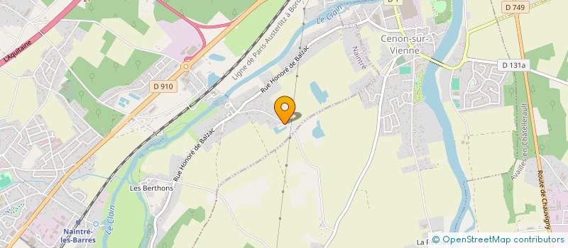 localisation de l'entreprise MADAME VIRGINIE DUBOZ  NAINTRE