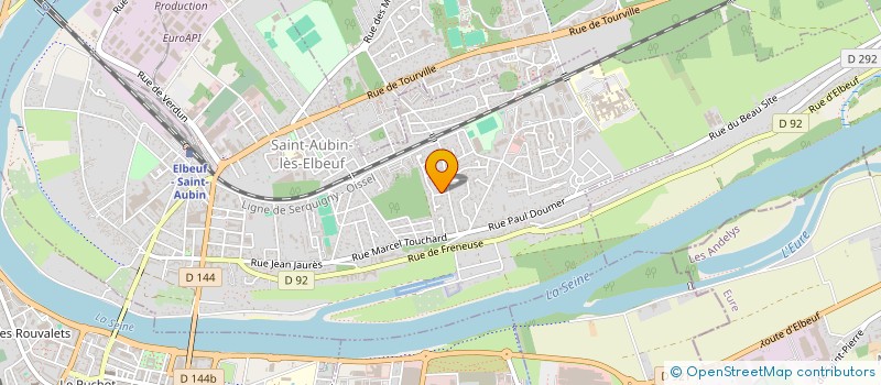 localisation de l'entreprise MADAME VIRGINIE DUBUC  SAINT-AUBIN-LES-ELBEUF