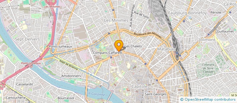 localisation de l'entreprise MADAME VIRGINIE DUCLOS  TOULOUSE