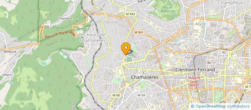 localisation de l'entreprise MADAME VIRGINIE DUDEBOUT  CLERMONT-FERRAND