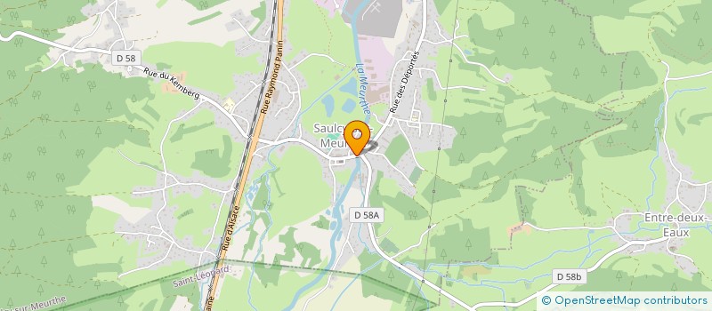 localisation de l'entreprise MADAME VIRGINIE DUFANT  SAULCY-SUR-MEURTHE