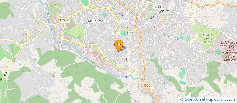 localisation de l'entreprise MADAME VIRGINIE DUFFAUD  DRAGUIGNAN