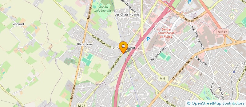 localisation de l'entreprise MADAME VIRGINIE DUFOREAU à RONCQ