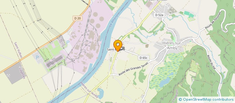 localisation de l'entreprise MADAME VIRGINIE DUFOUR  HIERES-SUR-AMBY