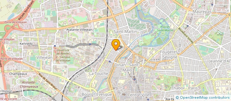 localisation de l'entreprise MADAME VIRGINIE DUFOURD  RENNES