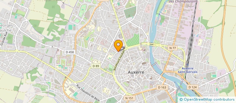 localisation de l'entreprise MADAME VIRGINIE DUGENNE à AUXERRE