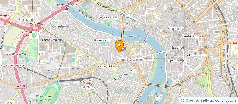 localisation de l'entreprise MADAME VIRGINIE DULAQUAIS  TOULOUSE