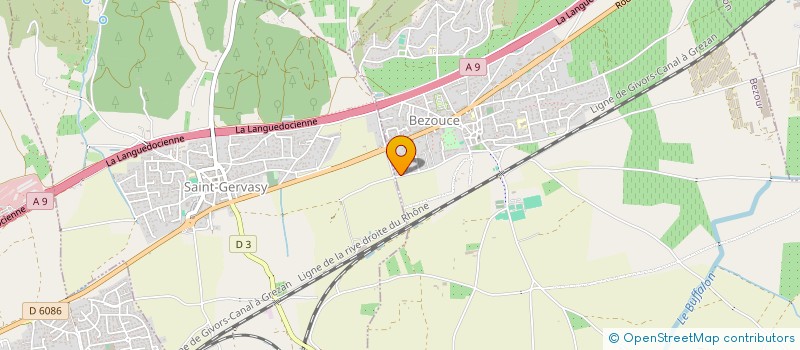 localisation de l'entreprise MADAME VIRGINIE DUMAS  BEZOUCE