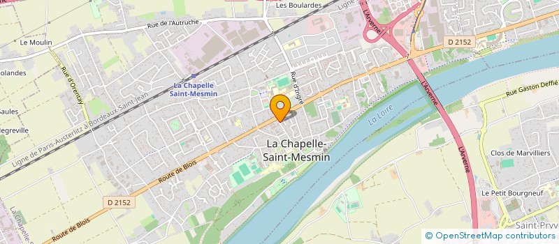 localisation de l'entreprise MADAME VIRGINIE DUMONTIER à LA CHAPELLE-SAINT-MESMIN