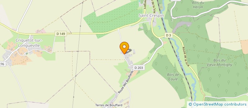 localisation de l'entreprise MADAME VIRGINIE DUMOULIN  SAINT-CRESPIN