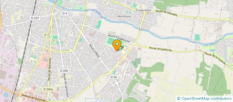 localisation de l'entreprise MADAME VIRGINIE DUNIAU  MONTELIMAR