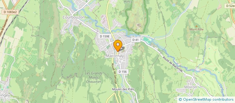 localisation de l'entreprise MADAME VIRGINIE DUPIN  MACORNAY