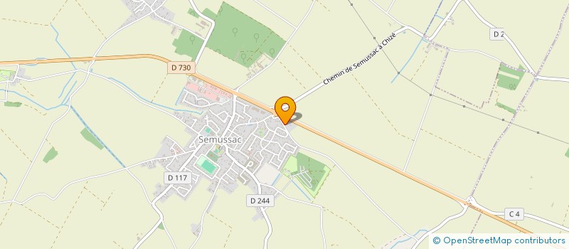 localisation de l'entreprise MADAME VIRGINIE DUPIRE  SEMUSSAC