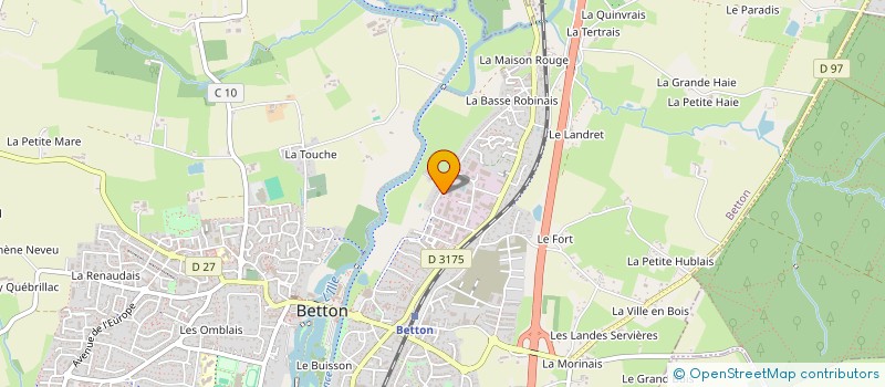 localisation de l'entreprise MADAME VIRGINIE DUPONT  BETTON