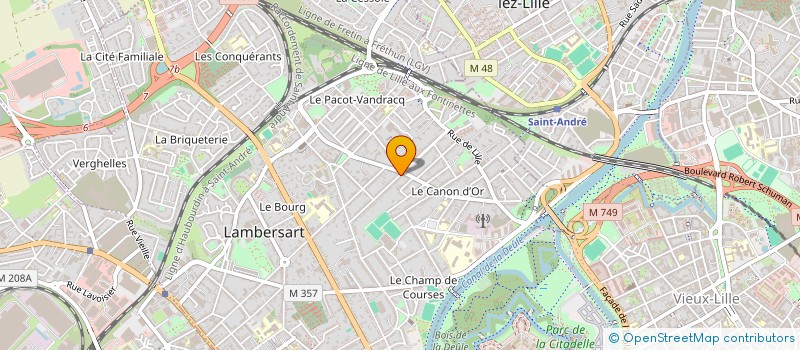 localisation de l'entreprise MADAME VIRGINIE DUPUIS à LAMBERSART