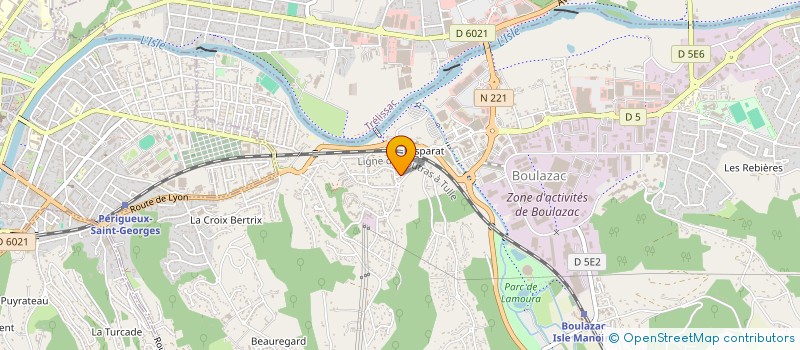 localisation de l'entreprise MADAME VIRGINIE DUPUY  BOULAZAC ISLE MANOIRE