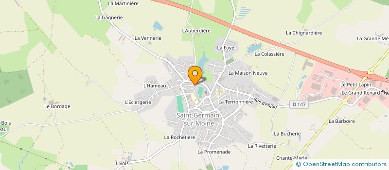 localisation de l'entreprise MADAME VIRGINIE DURAND à SEVREMOINE