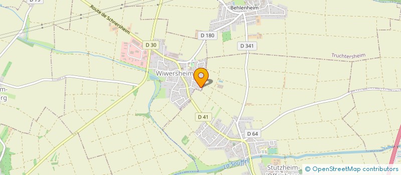 localisation de l'entreprise MADAME VIRGINIE DURAND  WIWERSHEIM