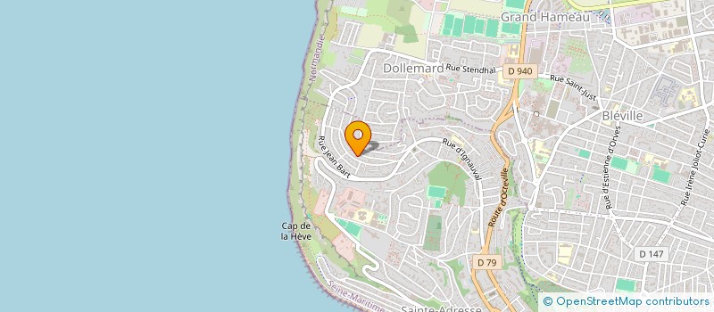 localisation de l'entreprise MADAME VIRGINIE DURAND à SAINTE-ADRESSE