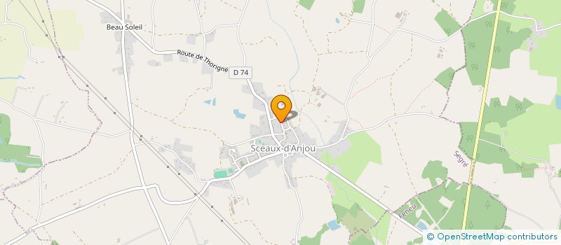 localisation de l'entreprise MADAME VIRGINIE DURAND  SCEAUX-D'ANJOU