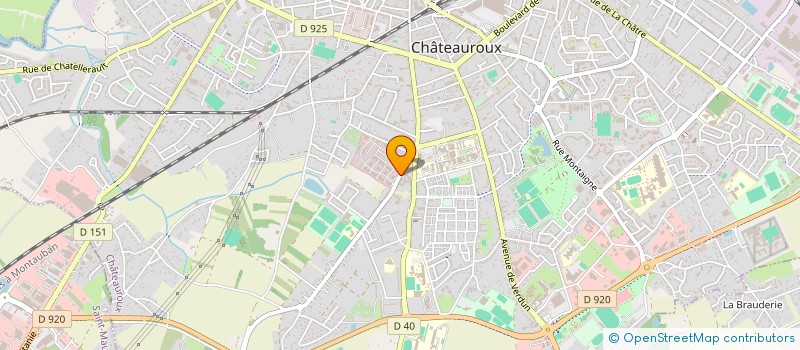 localisation de l'entreprise MADAME VIRGINIE DURAND à CHATEAUROUX