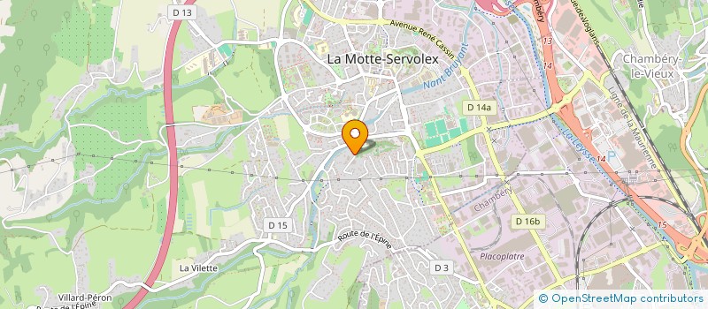 localisation de l'entreprise MADAME VIRGINIE DURCHON  LA MOTTE-SERVOLEX