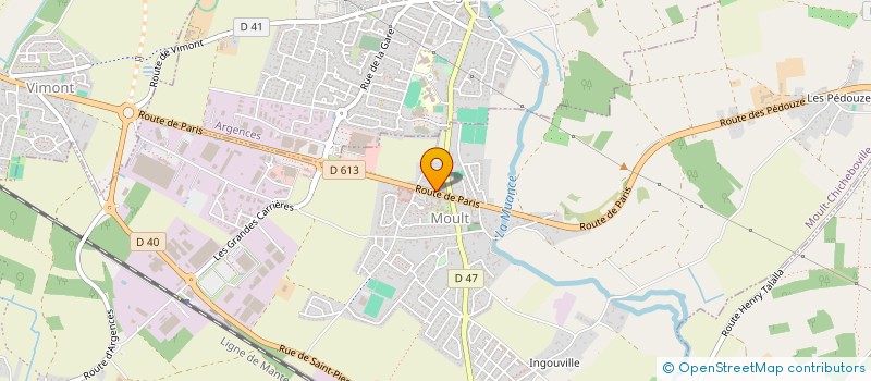 localisation de l'entreprise MADAME VIRGINIE DURET  MOULT-CHICHEBOVILLE