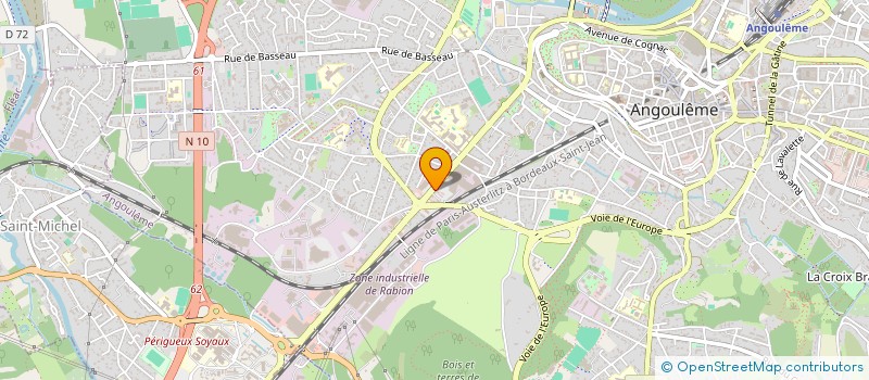 localisation de l'entreprise MADAME VIRGINIE DUROT à ANGOULEME