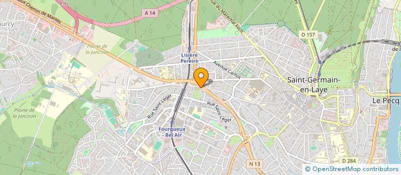 localisation de l'entreprise MADAME VIRGINIE DURR à SAINT-GERMAIN-EN-LAYE