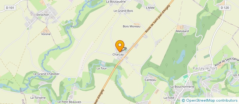 localisation de l'entreprise MADAME VIRGINIE DUTEIL  MELLE