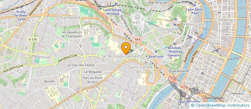 localisation de l'entreprise MADAME VIRGINIE DUTHIL à LYON