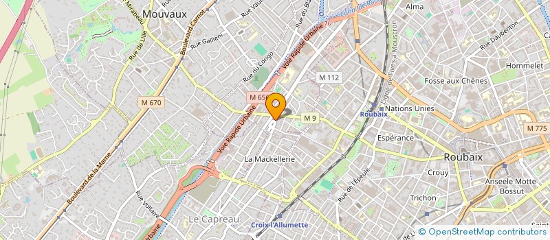localisation de l'entreprise MADAME VIRGINIE DUVAL à TOURCOING
