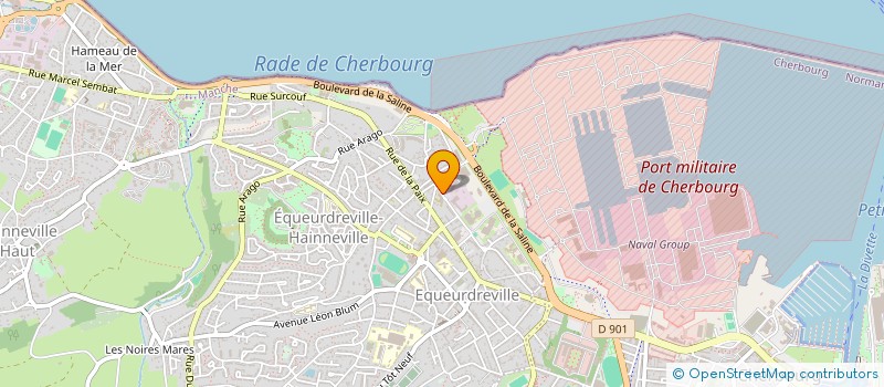 localisation de l'entreprise MADAME VIRGINIE DUVAL à CHERBOURG-EN-COTENTIN