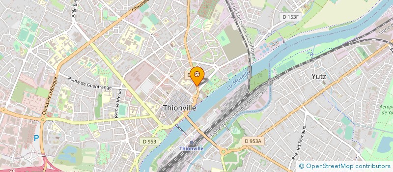 localisation de l'entreprise MADAME VIRGINIE EICHER BARTHELEMY  THIONVILLE