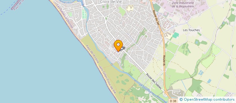 localisation de l'entreprise MADAME VIRGINIE ELINEAU à SAINT-GILLES-CROIX-DE-VIE