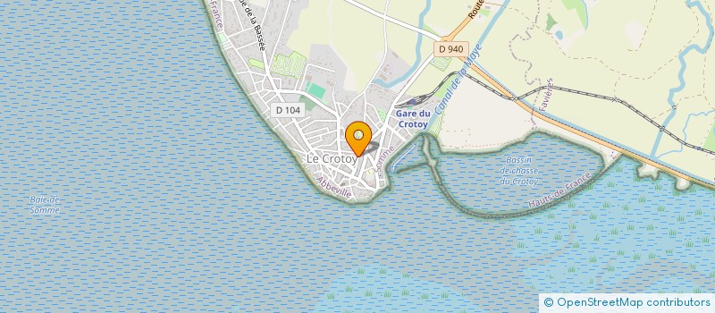 localisation de l'entreprise MADAME VIRGINIE ELISEE à LE CROTOY