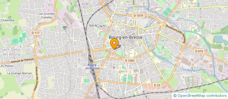 localisation de l'entreprise MADAME VIRGINIE ENU  BOURG-EN-BRESSE