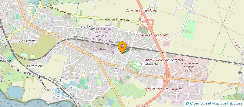 localisation de l'entreprise MADAME VIRGINIE ERMACORA  AYTRE