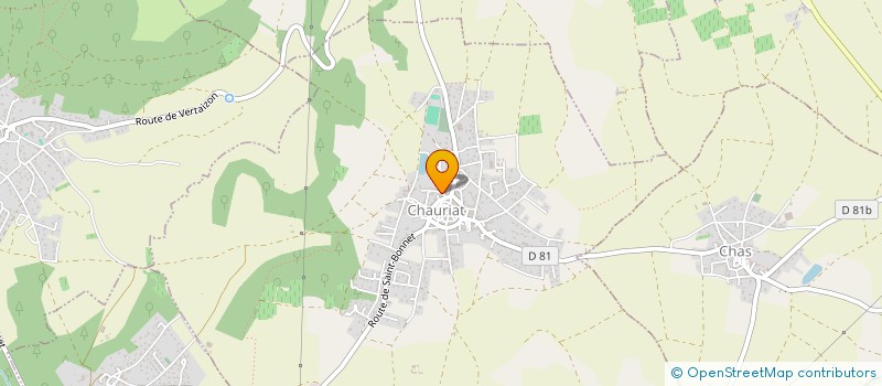 localisation de l'entreprise MADAME VIRGINIE ESPIRAT  CHAURIAT
