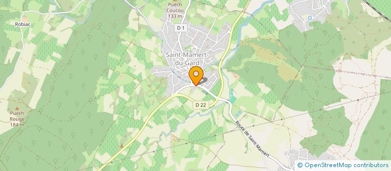 localisation de l'entreprise MADAME VIRGINIE ETCHEBER  SAINT-MAMERT-DU-GARD