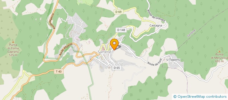 localisation de l'entreprise MADAME VIRGINIE ETTORI  SARTENE