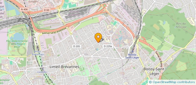 localisation de l'entreprise MADAME VIRGINIE EYNAUD  LIMEIL-BREVANNES