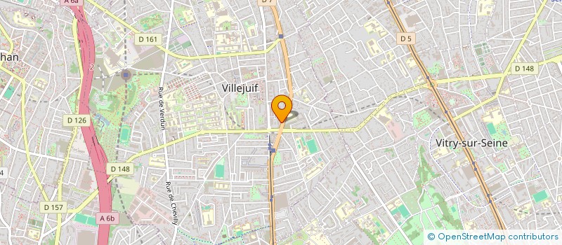 localisation de l'entreprise MADAME VIRGINIE FAGE  VILLEJUIF