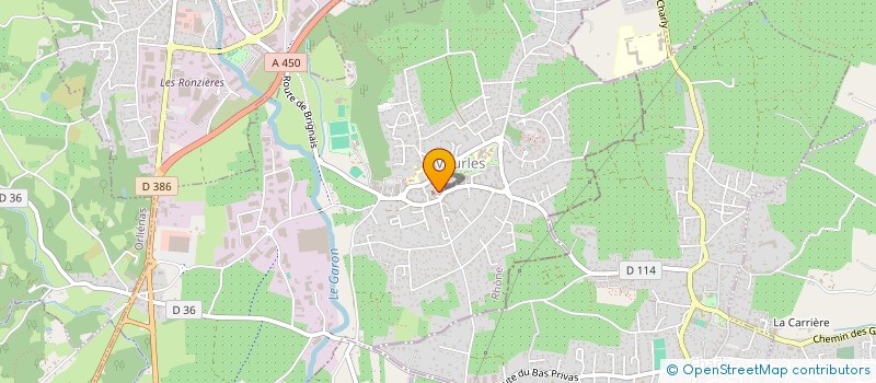 localisation de l'entreprise MADAME VIRGINIE FAGES  VOURLES